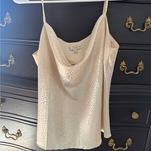 Love Cream Cowl Neck Camisole